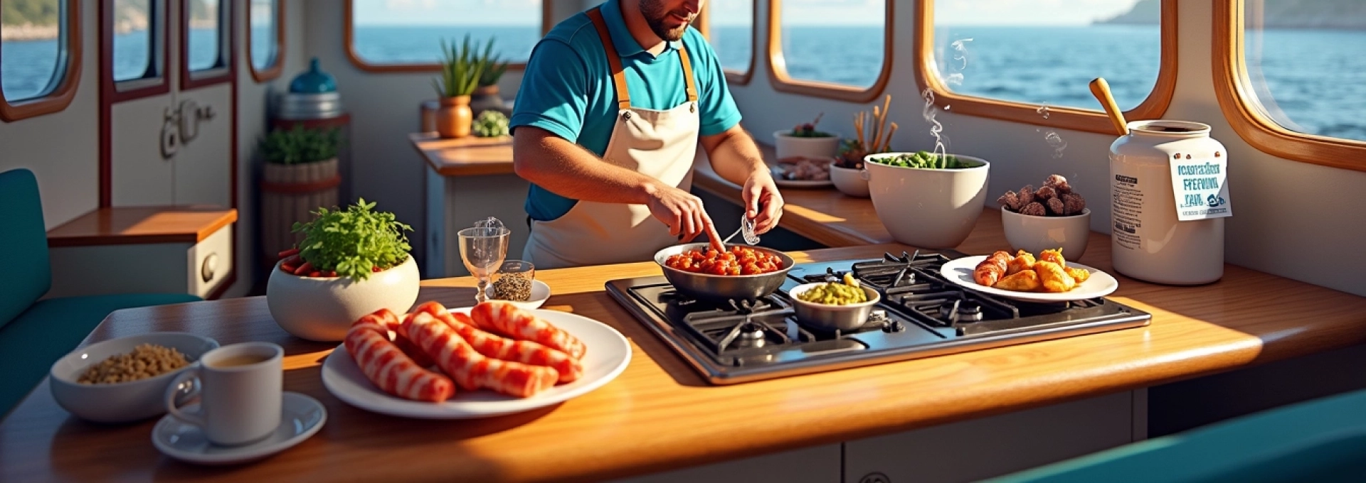 repas à bord